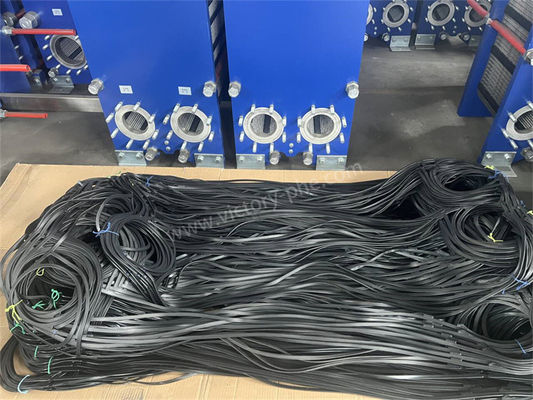 Rodzaje uszczelnienia wymiennika gumowo-plastikowego NBR HNBR Materiał EPDM