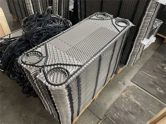 Płytka wymiennika ciepła z niklu Sondex o szerokości 500 mm Płytka przenosząca ciepło