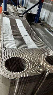 Płytka wymiennika ciepła Hastelloy GEA 0,5 mm / 0,6 mm grubość Rozmiar