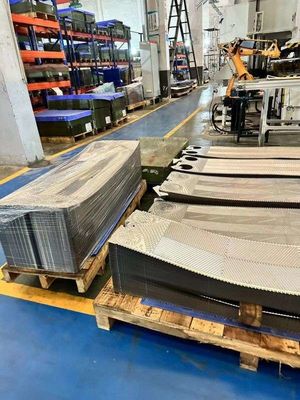 0.4mm Wykorzystanie płyty wymiennika ciepła Accessen Powder Coating Regular maintenance